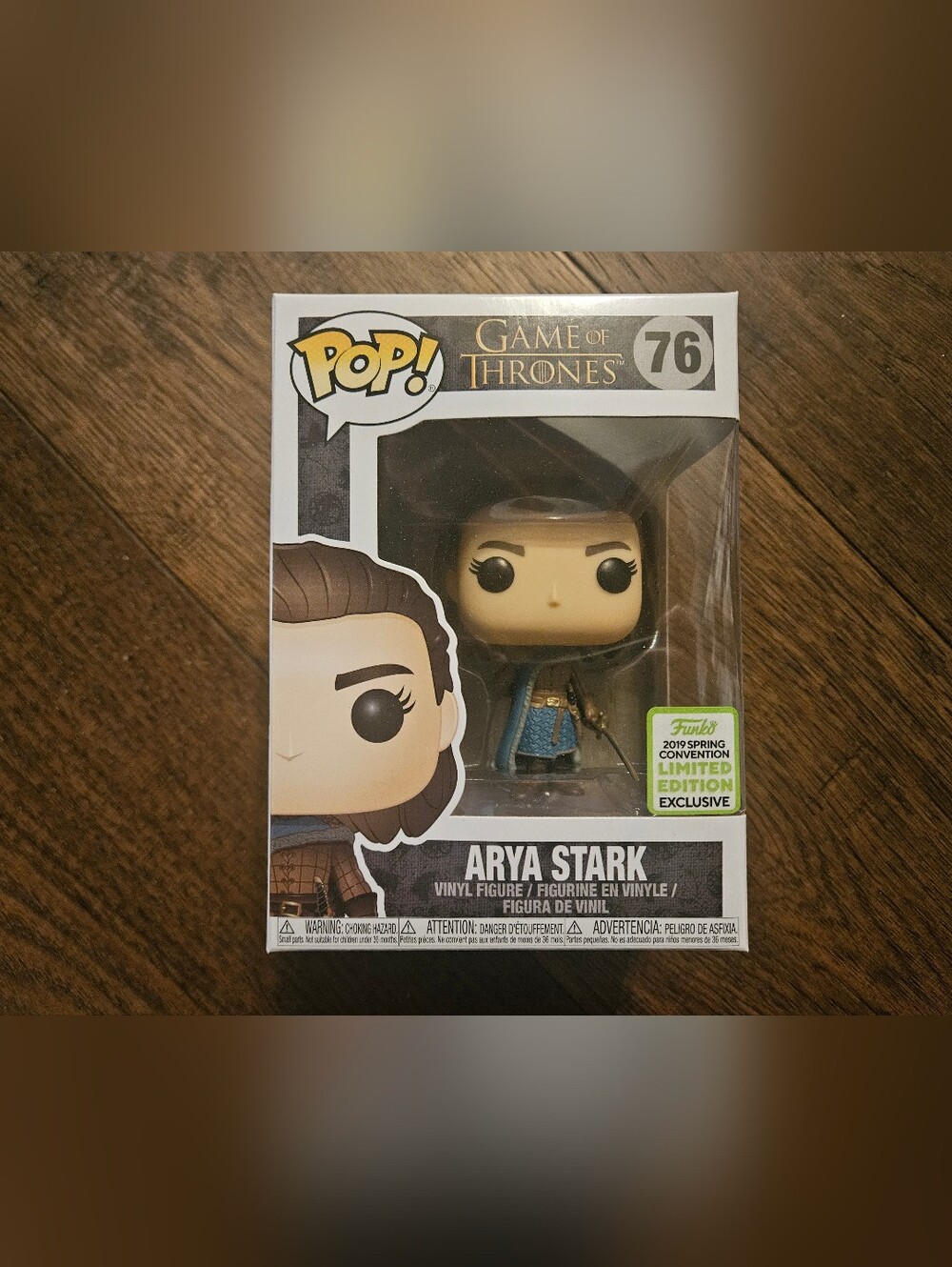 Funko Pop! Vinyl Game of Thrones Arya Stark #76 2019 Spring Convention Exclusive
